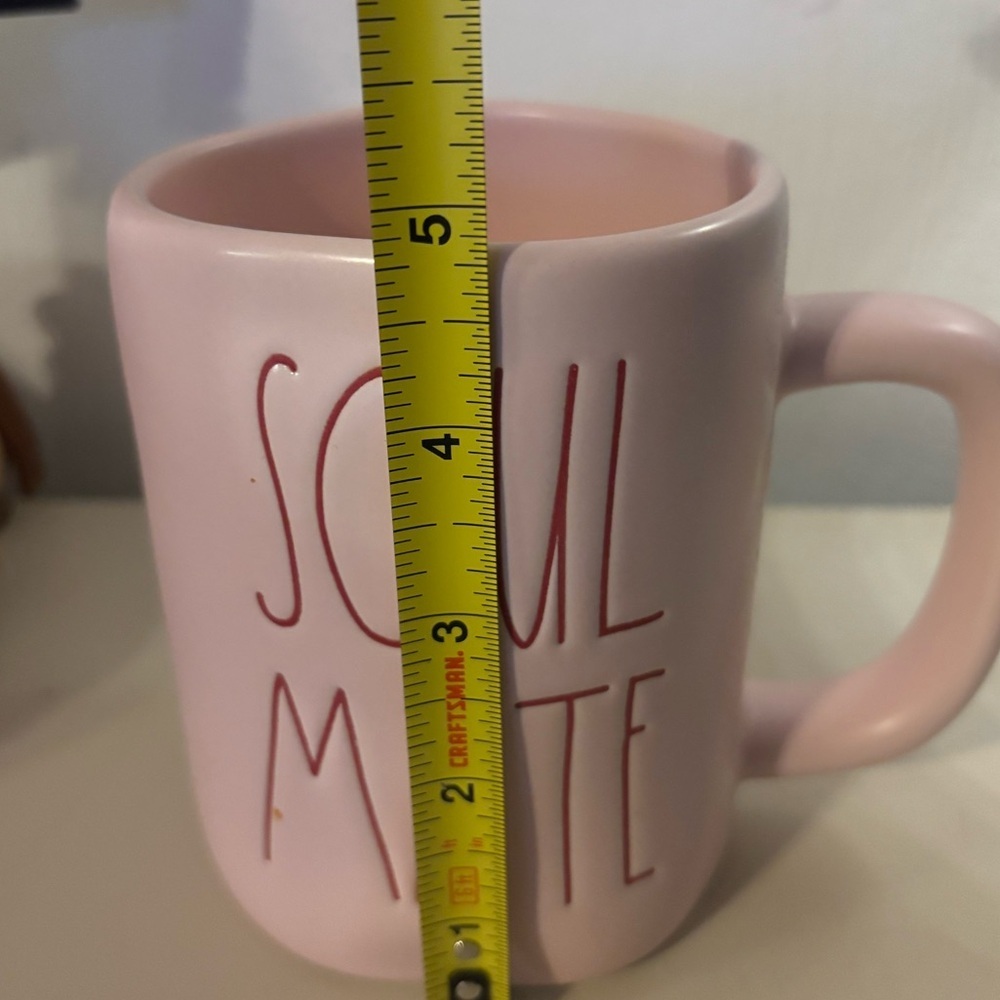 Rae Dunn Blush Pink Valentine’s Day “Soul Mate” Mug - Picture 4 of 5